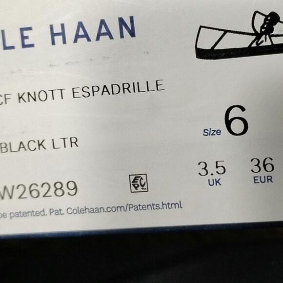 Cole Haan Women's Cloudfeel Knotted Espadrille Driving Style Loafer Size 6 - Picture 5 of 5